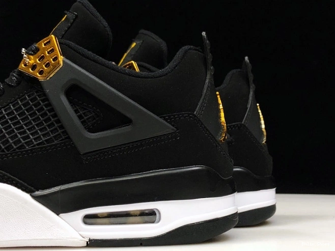 Bmlin Shoes Black 308497-032 Air 4 Gold-White Royalty Jordan Metallic 0722